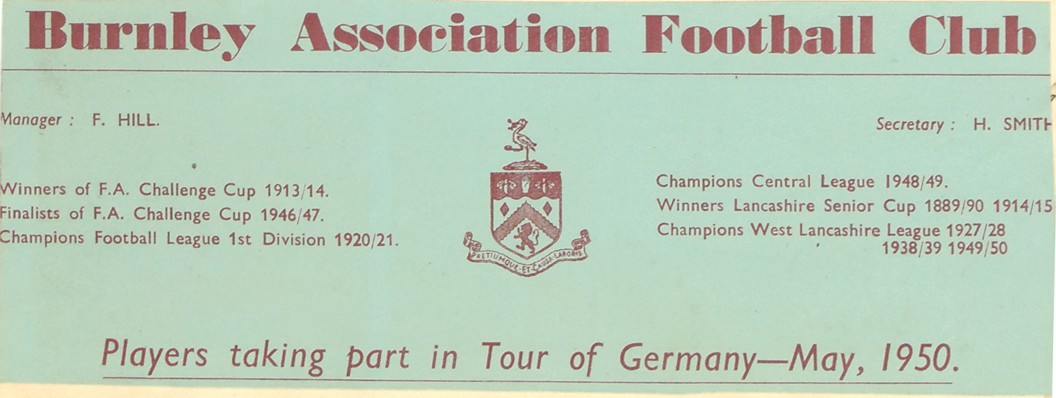 Prominente Premierengäste: Burnley AFC auf Deutschland-Tour.