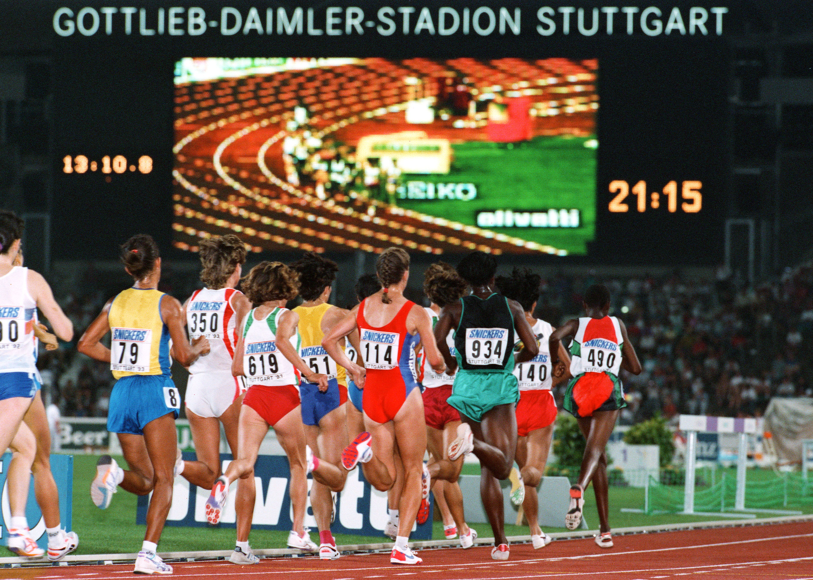 Begeisterung bis spät in die Nacht bei der Leichtathletik-WM 1993.